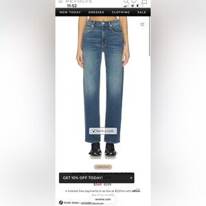 SLVRLAKE Indigo Straight Leg Jeans